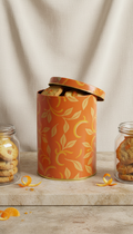 Orange Zest Cookies Embossed Tin